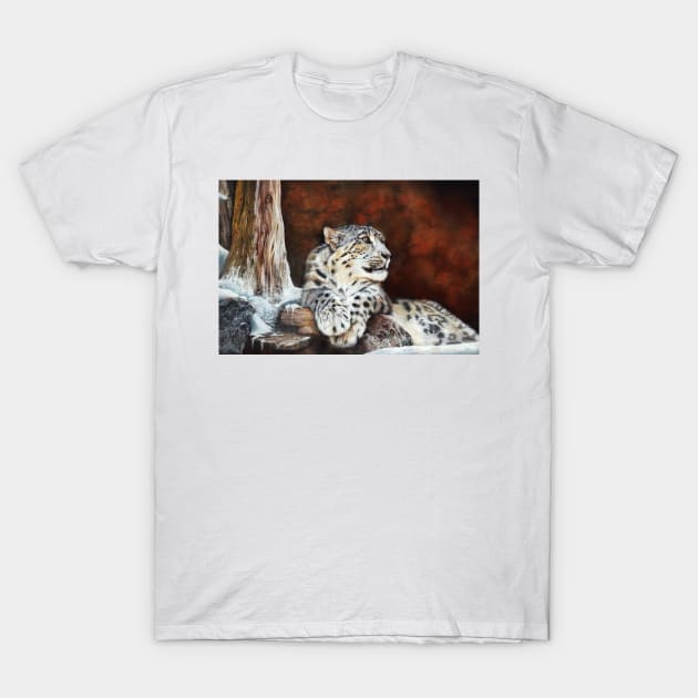 Fire and Ice T-Shirt by Mightyfineart